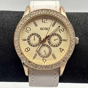 White & Gold XOXO Watch